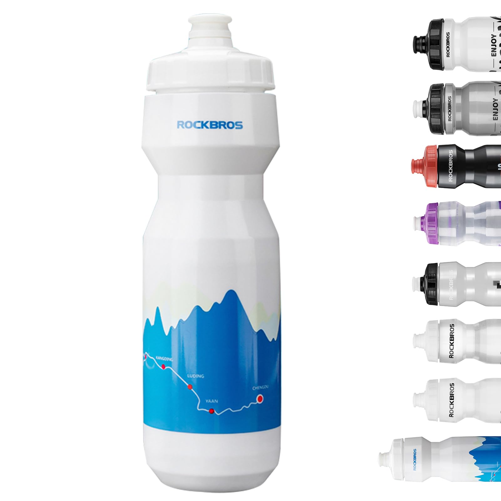 ROCKBROS Cycling Water Bottle, 20-25oz Cycling Bottle,Without BPA and BPS