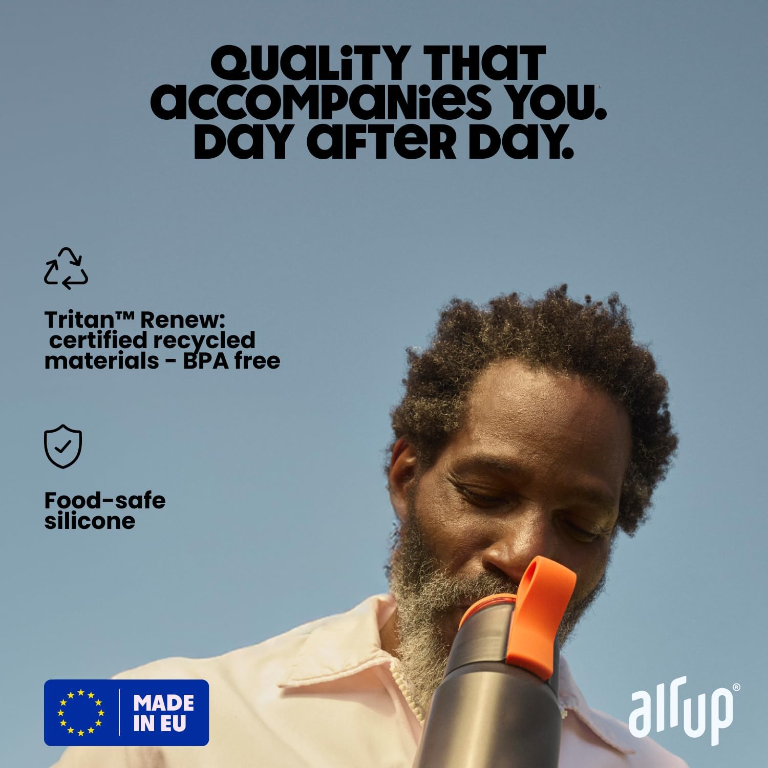 air up® water bottle (22 oz) for school, sports, gym | includes 5 scent pods & straw | flavored bottle in white – also for kids, boys, girls | no calories, sugar-free and suitable for carbonation