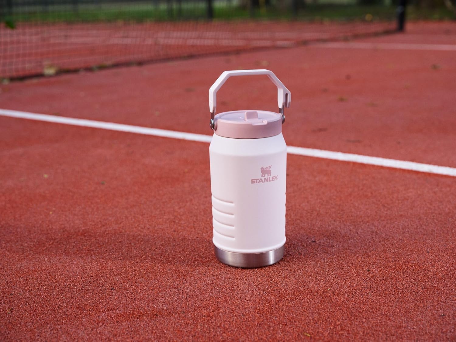 STANLEY IceFlow 2.0 Flip Straw Jug with Handle 64 oz | Twist On Lid and Flip Up Straw | Leakproof for Travel and Sports | Insulated Stainless Steel |BPA-Free | Azure