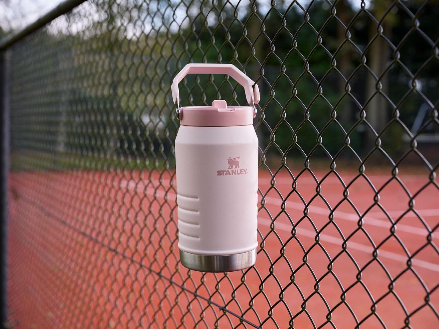 STANLEY IceFlow 2.0 Flip Straw Jug with Handle 64 oz | Twist On Lid and Flip Up Straw | Leakproof for Travel and Sports | Insulated Stainless Steel |BPA-Free | Azure